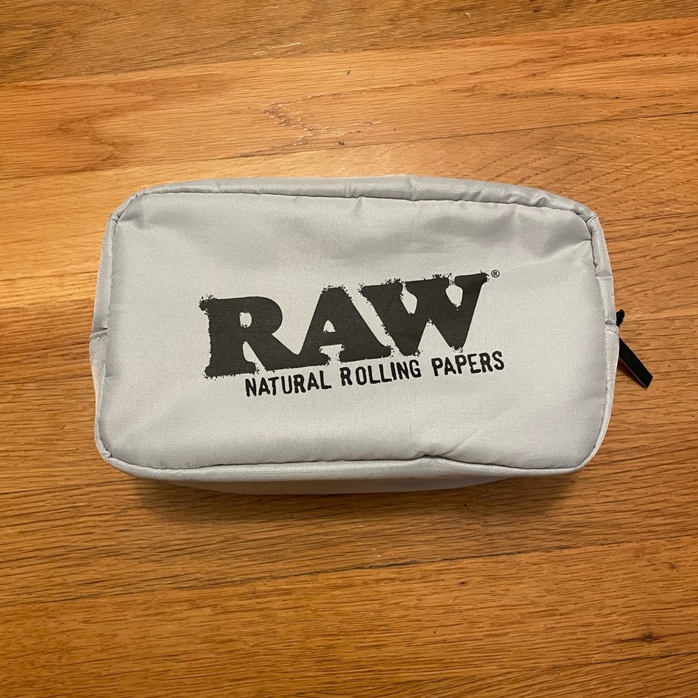 Raw Rolling Papers Grey Bag